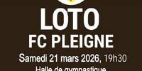 Loto du FC Pleigne - Samedi 21.03.2026